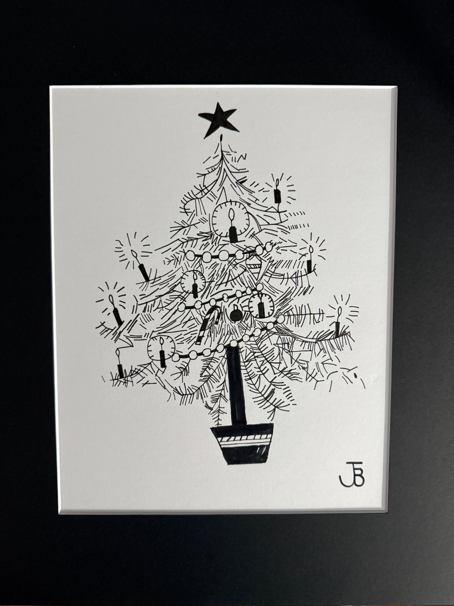 Black and White Tree
