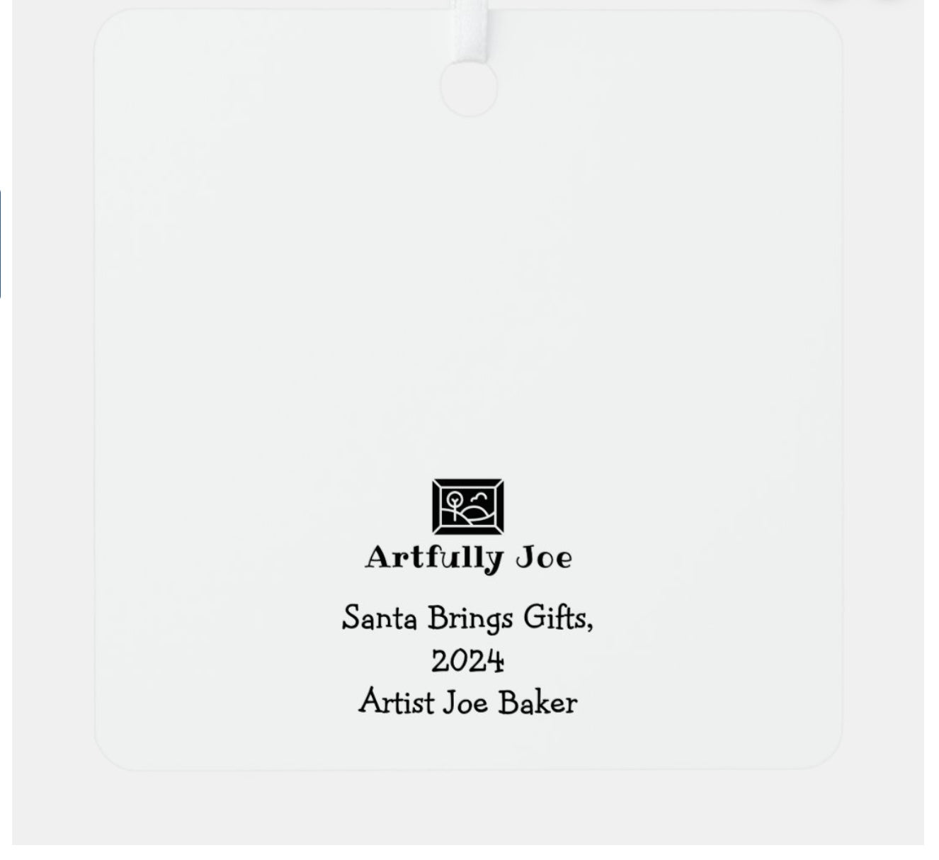 2024 Artfully Joe Ornament