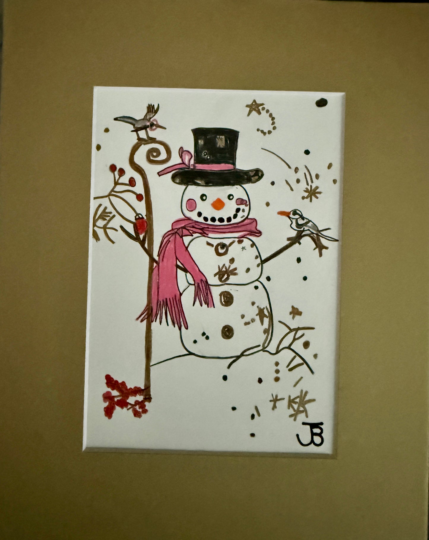 Cozy Snowman and Friends