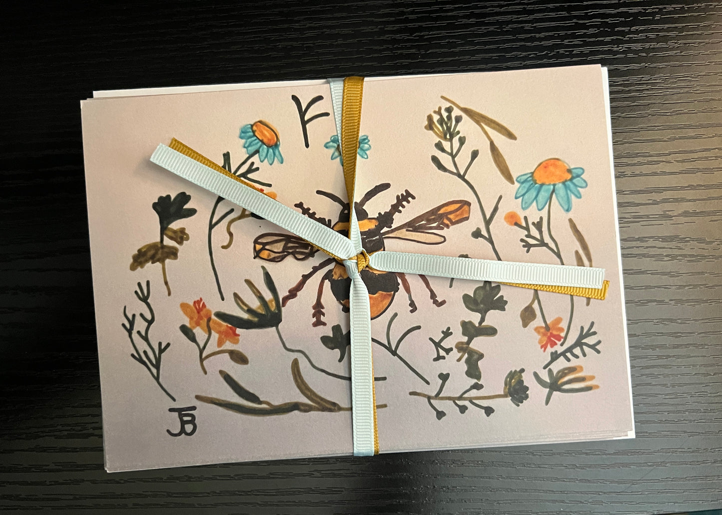 Spring Bee Notecard Set