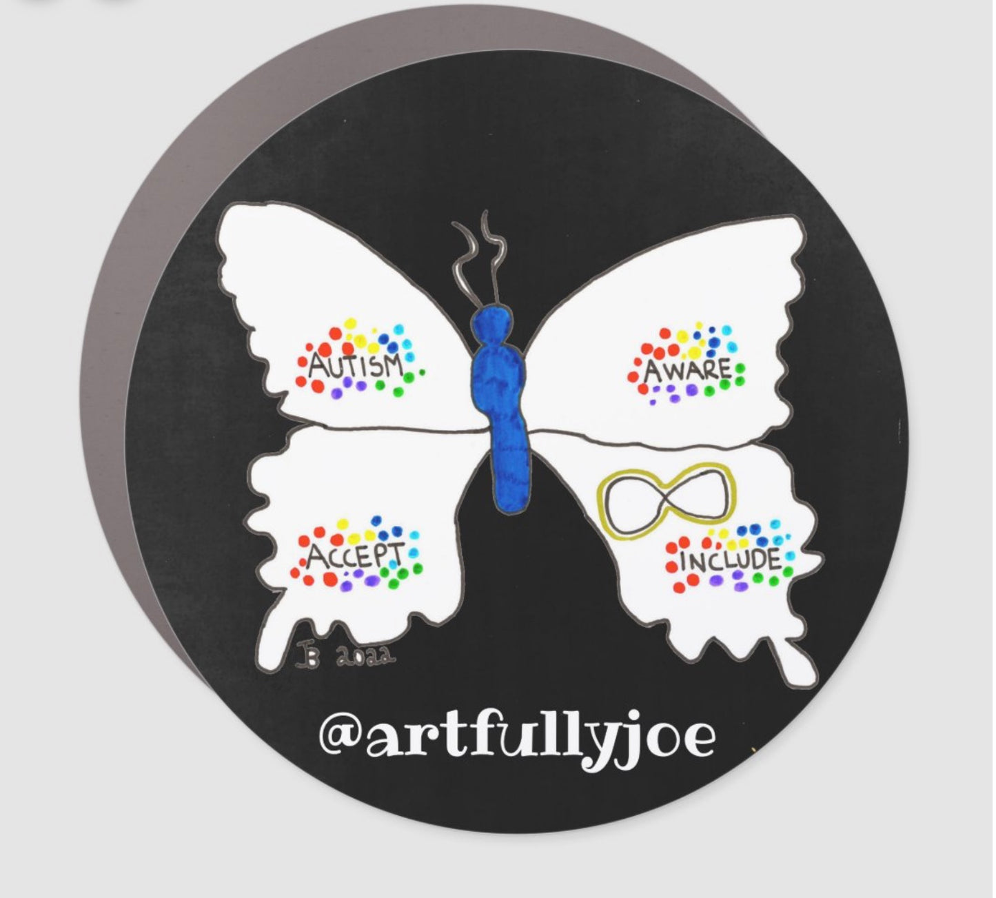 BUTTERFLY AUTISM MAGNET