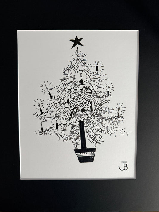Black and White Tree