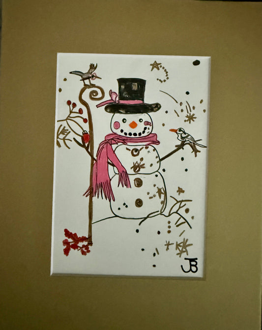 Cozy Snowman and Friends